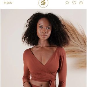 Índigo Luna Agni Wrap Top